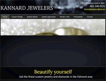 Tablet Screenshot of kannardjewelersok.com